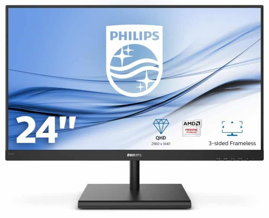 Обзор Philips 245E1S - недорогой 24-дюймовый монитор с разрешением QHD для повседневного использования