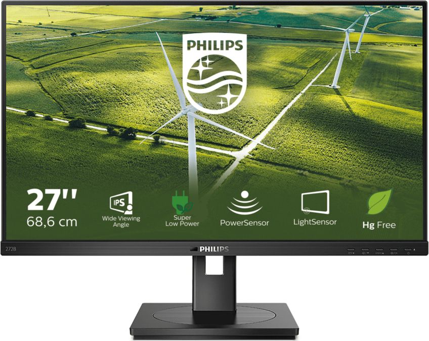Обзор на Philips 272B1G: энергоэффективный монитор для офиса и бизнеса