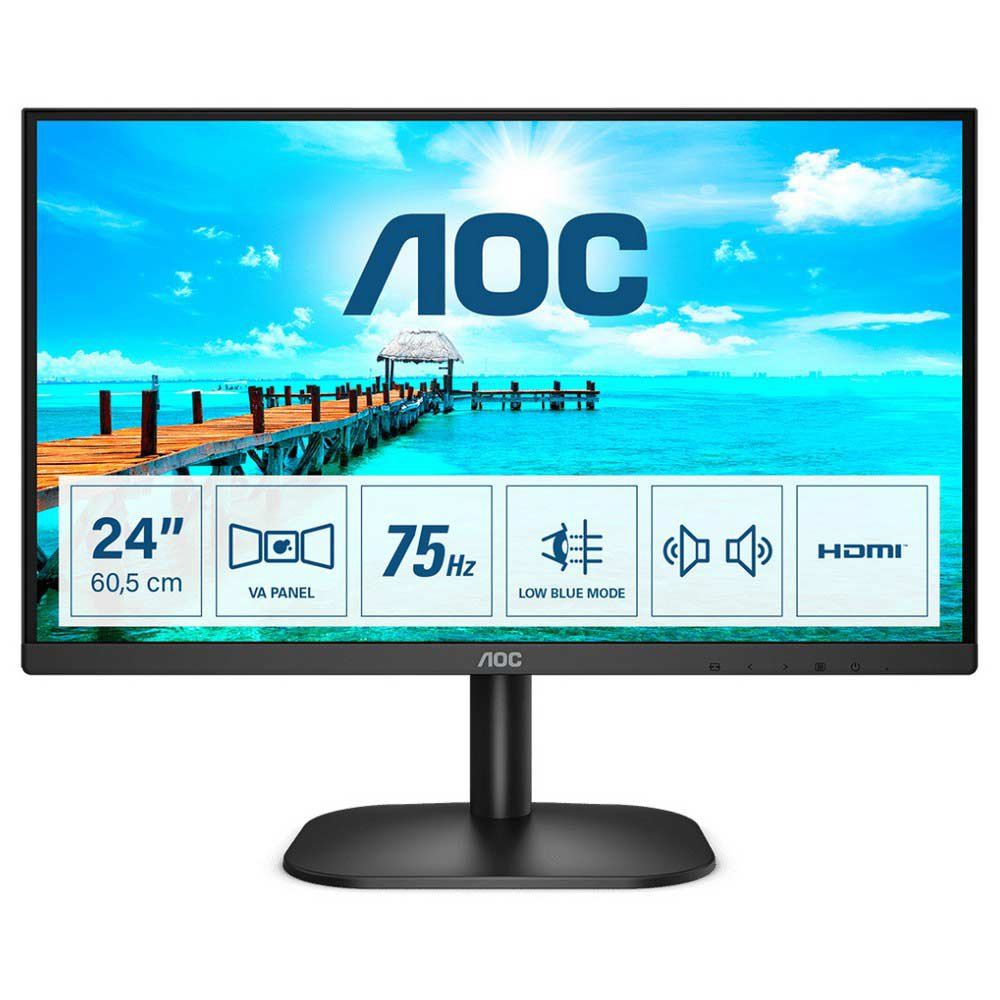 Обзор на AOC 24B2XDAM: недорогой офисный монитор с высокой производительностью