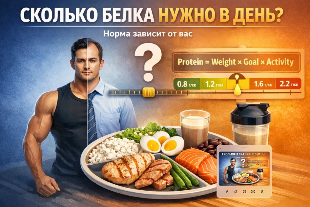 нормы белка для человека